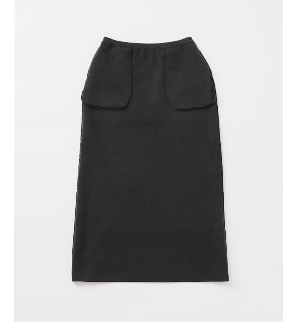 IENA「《WEB限定追加》スーパーファインスムースニットスカート」|スカート|