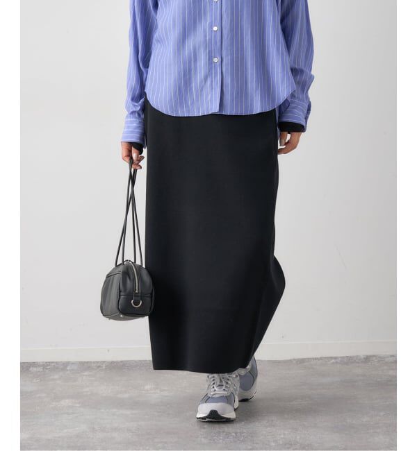IENA「《WEB限定追加》スーパーファインスムースニットスカート」|スカート|