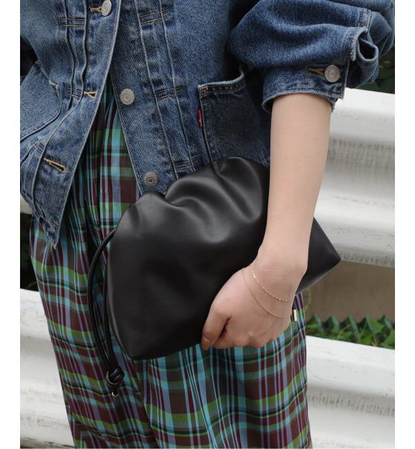 SLOBE IENA「SLOBE 3WAY スムース巾着バッグ」|その他|