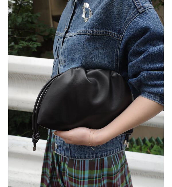 SLOBE IENA「SLOBE 3WAY スムース巾着バッグ」|その他|