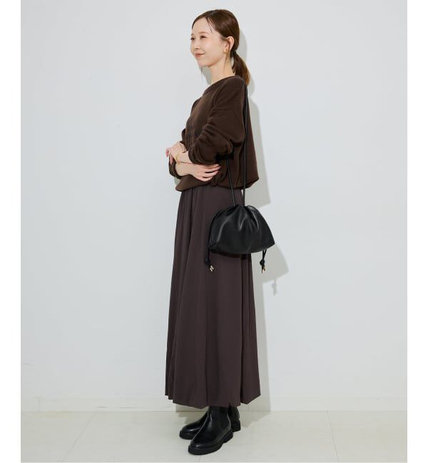 SLOBE IENA「SLOBE 3WAY スムース巾着バッグ」|その他|