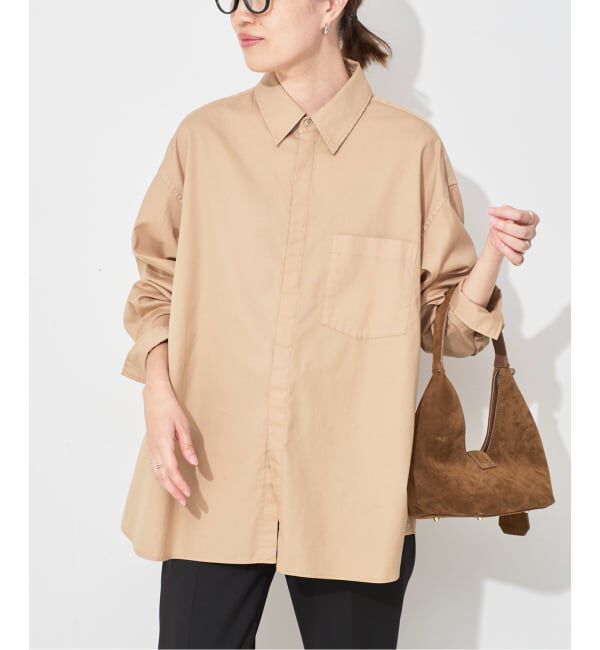 SLOBE IENA「ファインOXルーズフィットシャツ」|シャツ・ブラウス|