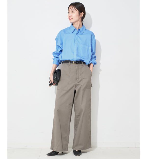 SLOBE IENA「ファインOXルーズフィットシャツ」|シャツ・ブラウス|