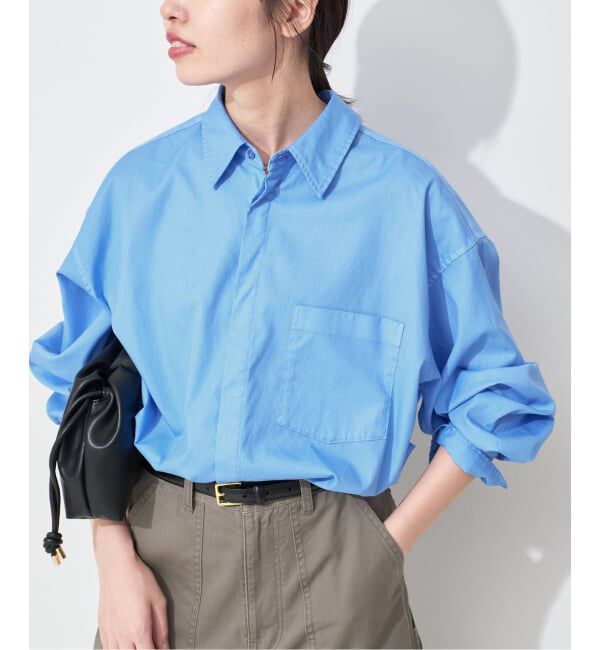 SLOBE IENA「ファインOXルーズフィットシャツ」|シャツ・ブラウス|