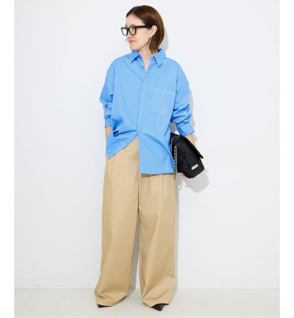 SLOBE IENA「ファインOXルーズフィットシャツ」|シャツ・ブラウス|