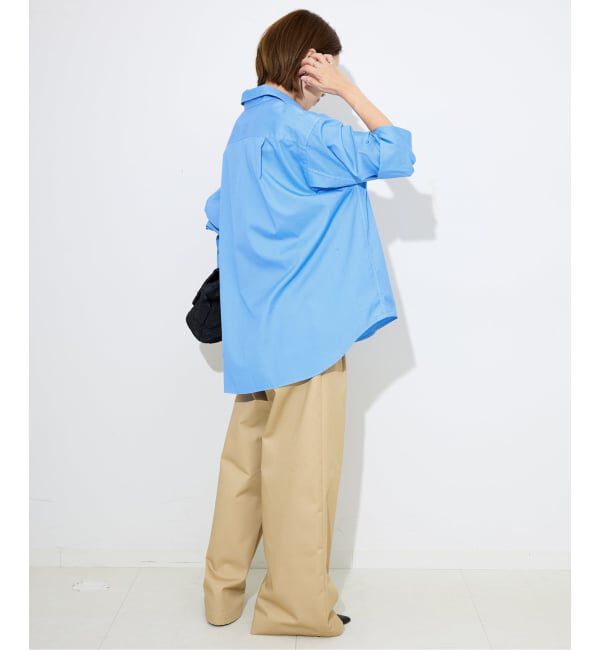 SLOBE IENA「ファインOXルーズフィットシャツ」|シャツ・ブラウス|