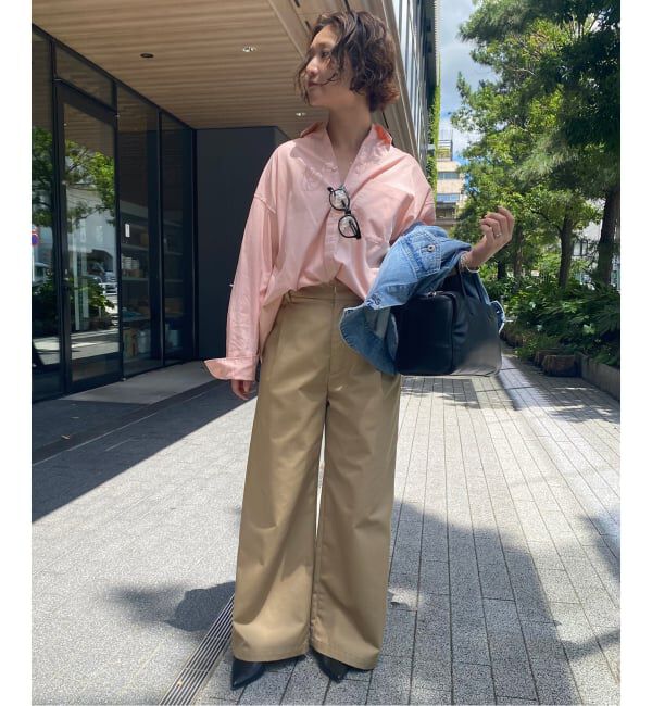 SLOBE IENA「ファインOXルーズフィットシャツ」|シャツ・ブラウス|