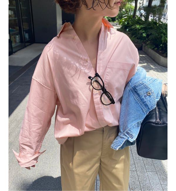 SLOBE IENA「ファインOXルーズフィットシャツ」|シャツ・ブラウス|