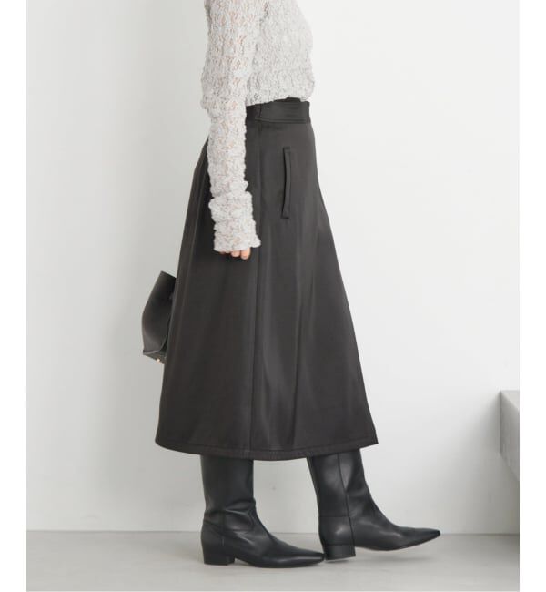 IENA「ベルトラップスカート」|スカート|