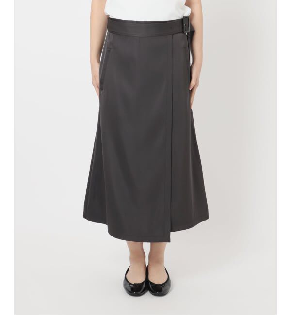 IENA「ベルトラップスカート」|スカート|