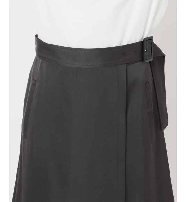 IENA「ベルトラップスカート」|スカート|