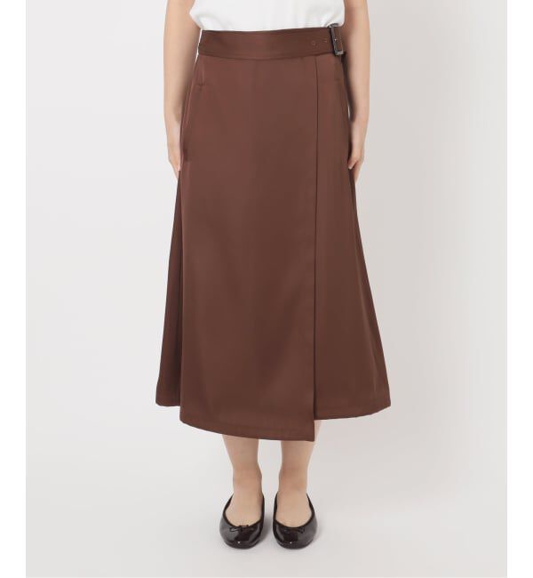 IENA「ベルトラップスカート」|スカート|