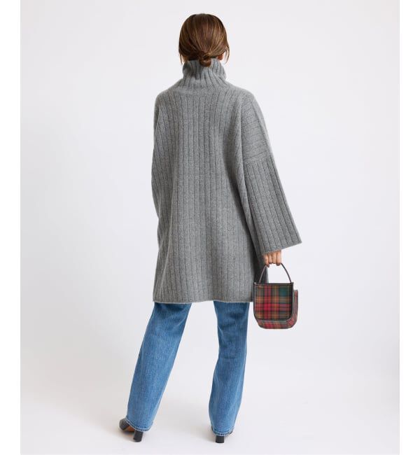 IENA「ワイドリブBIGプルオーバー」|ニット・セーター|