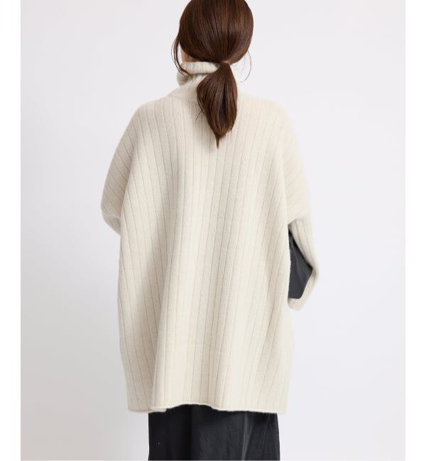 IENA「ワイドリブBIGプルオーバー」|ニット・セーター|