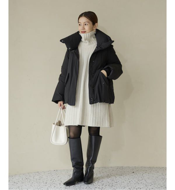 IENA「ワイドリブBIGプルオーバー」|ニット・セーター|