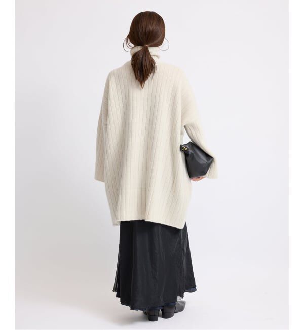 IENA「ワイドリブBIGプルオーバー」|ニット・セーター|