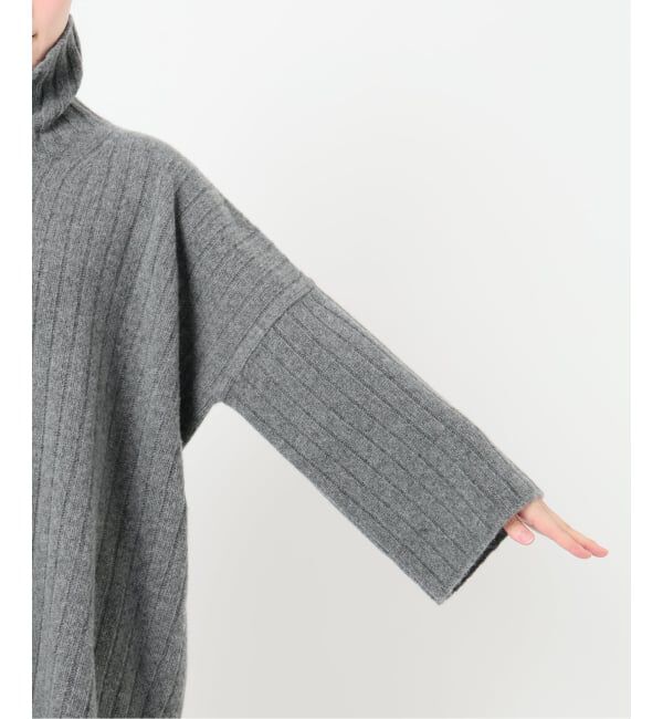 IENA「ワイドリブBIGプルオーバー」|ニット・セーター|