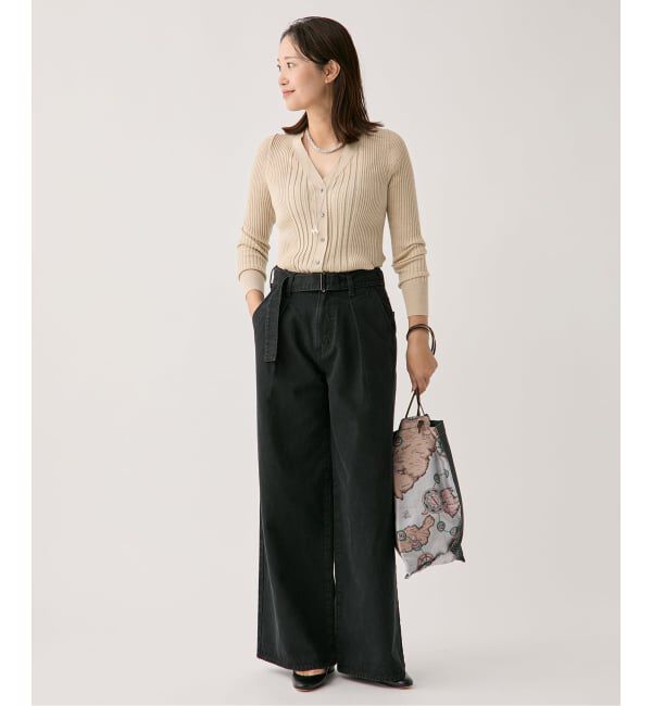 VERMEIL par iena「SLOWOOL Vネック カーディガン」|カーディガン|