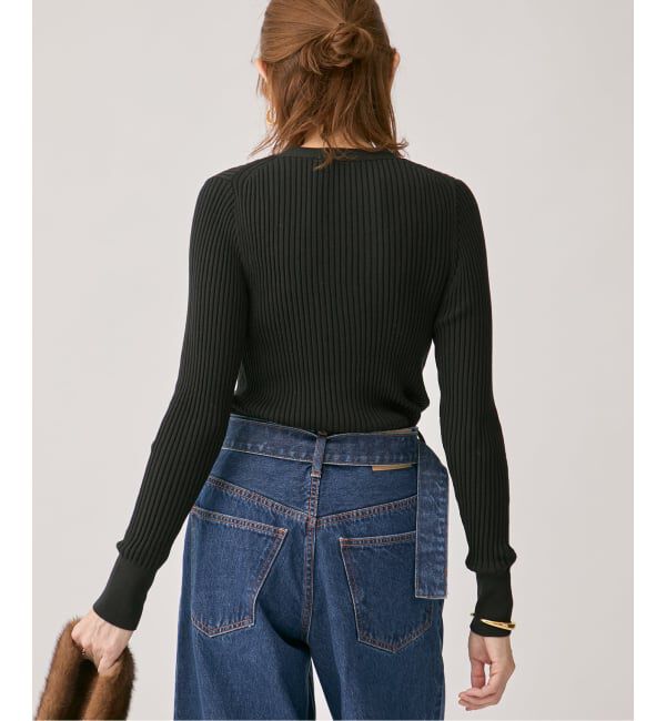 VERMEIL par iena「SLOWOOL Vネック カーディガン」|カーディガン|