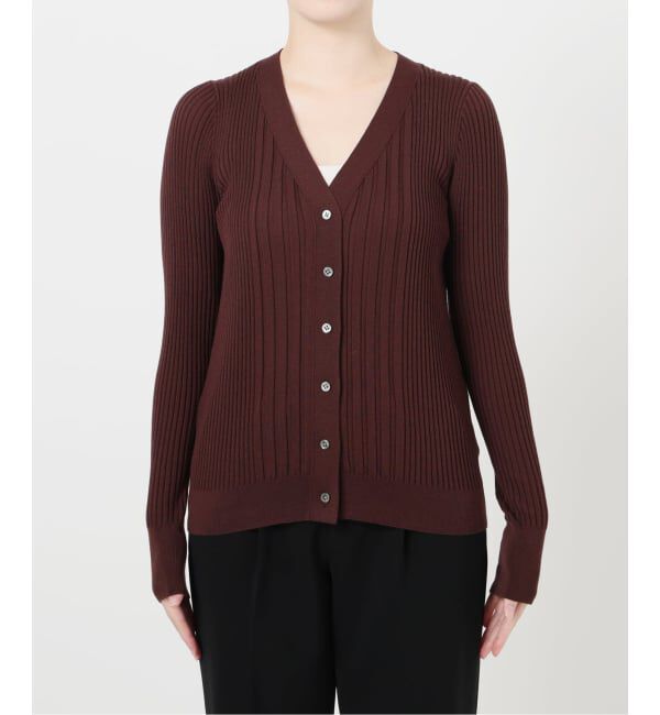 VERMEIL par iena「SLOWOOL Vネック カーディガン」|カーディガン|