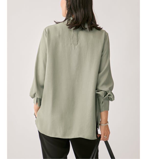 VERMEIL par iena「ヴィンテージブライトツイルボウタイブラウス」|シャツ・ブラウス|