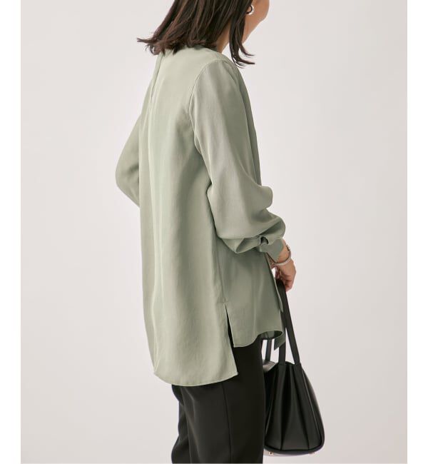 VERMEIL par iena「ヴィンテージブライトツイルボウタイブラウス」|シャツ・ブラウス|