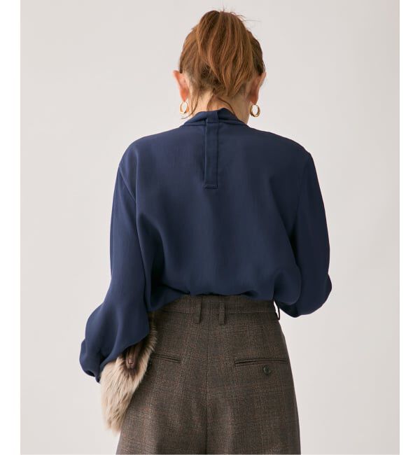 VERMEIL par iena「ヴィンテージブライトツイルボウタイブラウス」|シャツ・ブラウス|