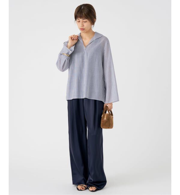 IENA「ダブルサテンイージーパンツ」|その他|