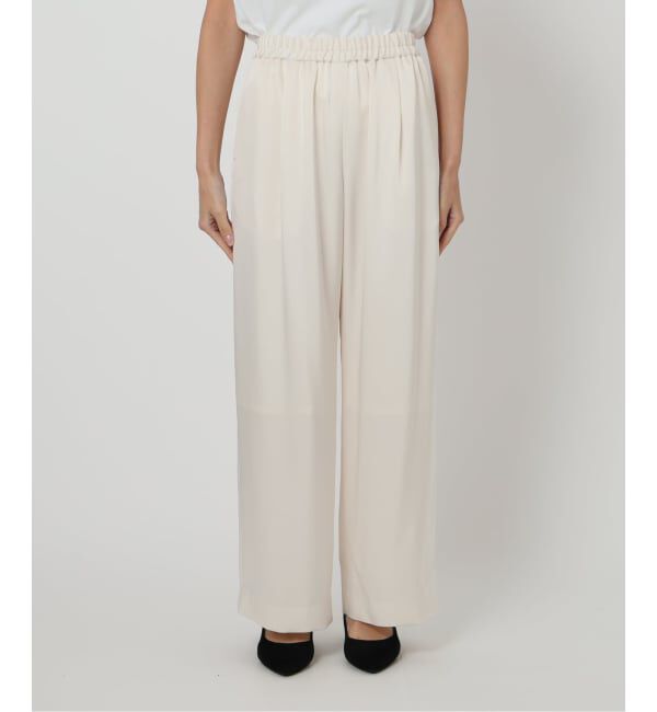 IENA「ダブルサテンイージーパンツ」|その他|