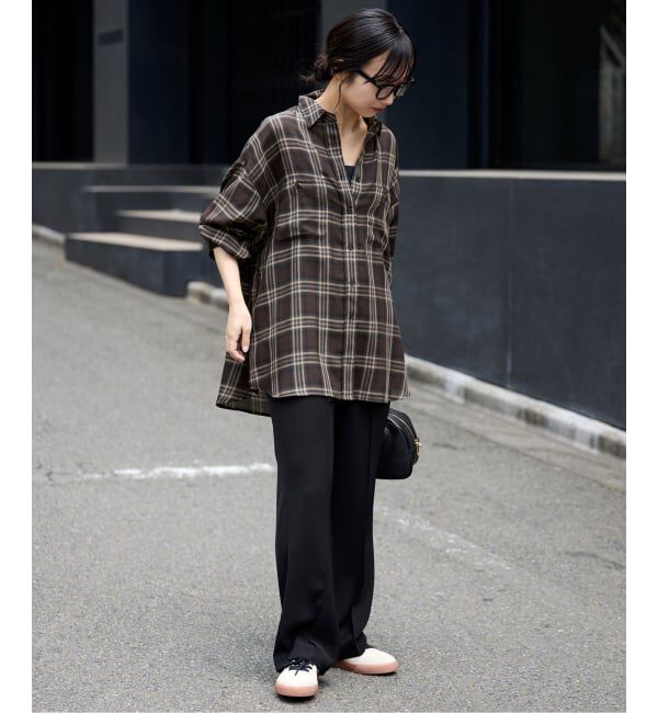 追加》ビエラチェックルーズシャツ（SLOBE IENA）｜ルミネの