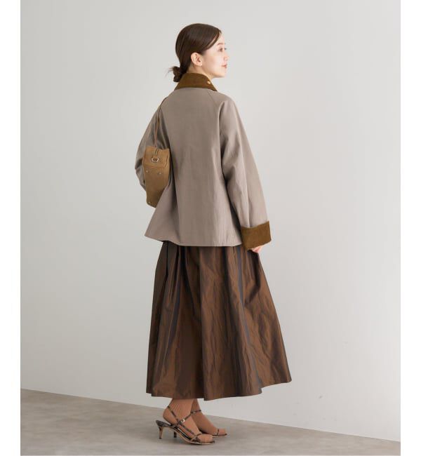 IENA「《追加2・一部店舗限定》タフタフレアスカート」|スカート|