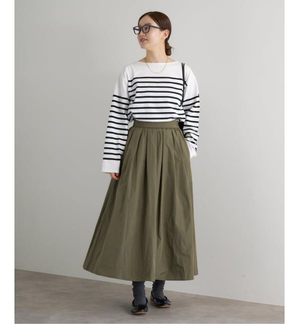 IENA「《追加2・一部店舗限定》タフタフレアスカート」|スカート|