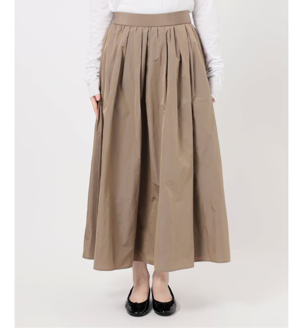 IENA「《追加2・一部店舗限定》タフタフレアスカート」|スカート|