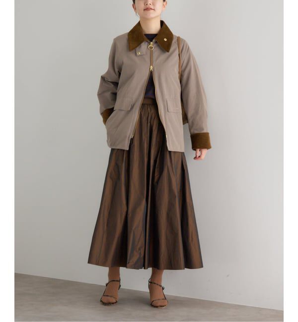 IENA「《追加2・一部店舗限定》タフタフレアスカート」|スカート|