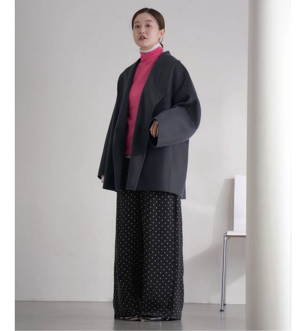 IENA「《追加》Super160 ショールカラーハーフコート」|その他|