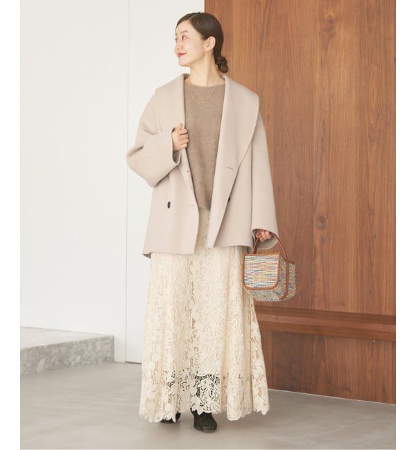 IENA「《追加》Super160 ショールカラーハーフコート」|その他|