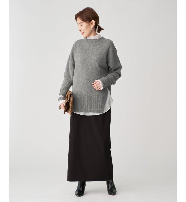 VERMEIL par iena「RIBタックプルオーバー」|ニット・セーター|