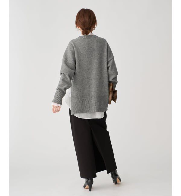 VERMEIL par iena「RIBタックプルオーバー」|ニット・セーター|