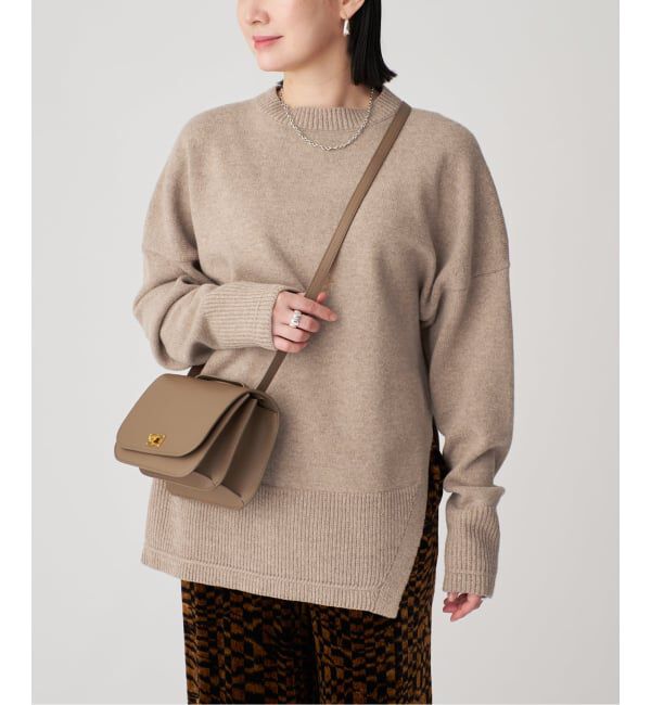 VERMEIL par iena「RIBタックプルオーバー」|ニット・セーター|ベージュ