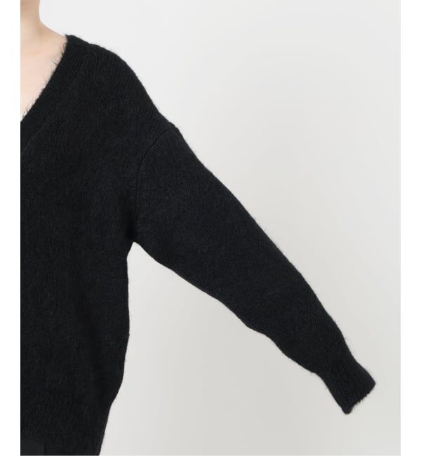 VERMEIL par iena「SLOANE スローン 3G天竺アルパカxウール Vネックカーディガン SL10W-980」|カーディガン|