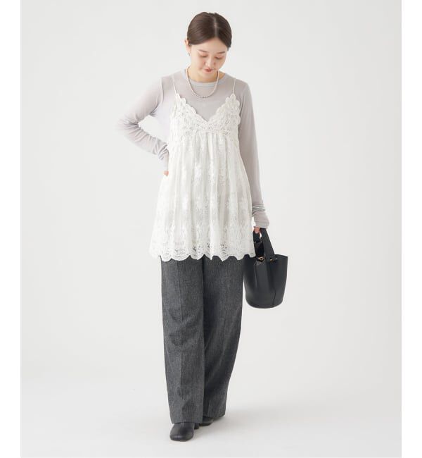 IENA「《追加2》リヨセルカシミヤロングTシャツ」|Tシャツ・カットソー|