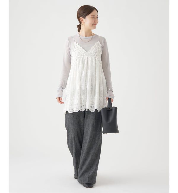 IENA「《追加2》リヨセルカシミヤロングTシャツ」|Tシャツ・カットソー|