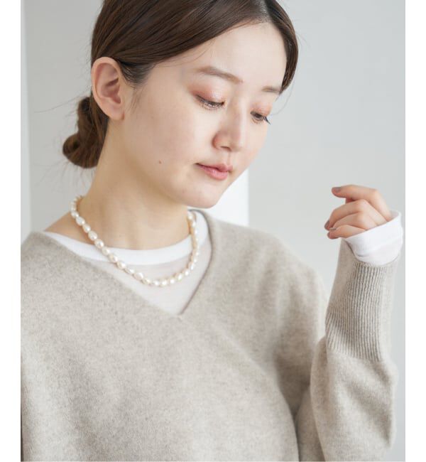 IENA「《追加2》リヨセルカシミヤロングTシャツ」|Tシャツ・カットソー|