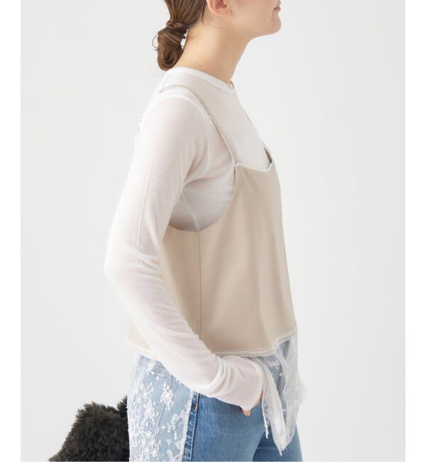 IENA「《追加2》リヨセルカシミヤロングTシャツ」|Tシャツ・カットソー|