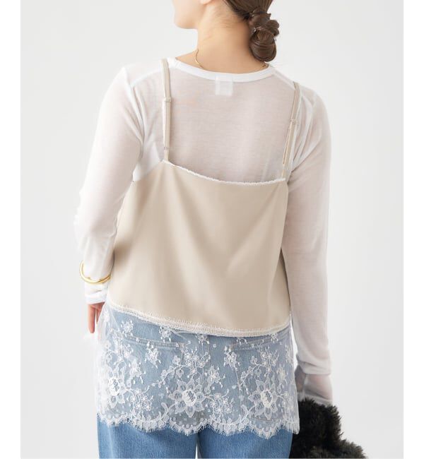 IENA「《追加2》リヨセルカシミヤロングTシャツ」|Tシャツ・カットソー|