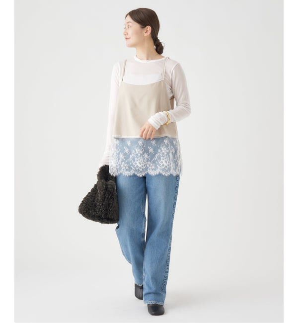 IENA「《追加2》リヨセルカシミヤロングTシャツ」|Tシャツ・カットソー|