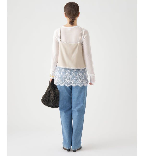 IENA「《追加2》リヨセルカシミヤロングTシャツ」|Tシャツ・カットソー|