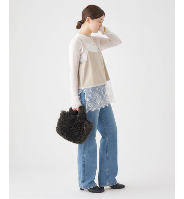 IENA「《追加2》リヨセルカシミヤロングTシャツ」|Tシャツ・カットソー|