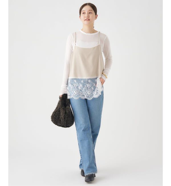 IENA「《追加2》リヨセルカシミヤロングTシャツ」|Tシャツ・カットソー|