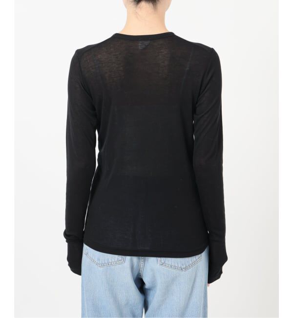 IENA「《追加2》リヨセルカシミヤロングTシャツ」|Tシャツ・カットソー|